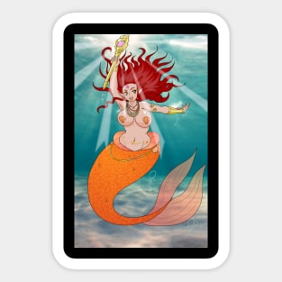 Mermaid Sorceress Sticker